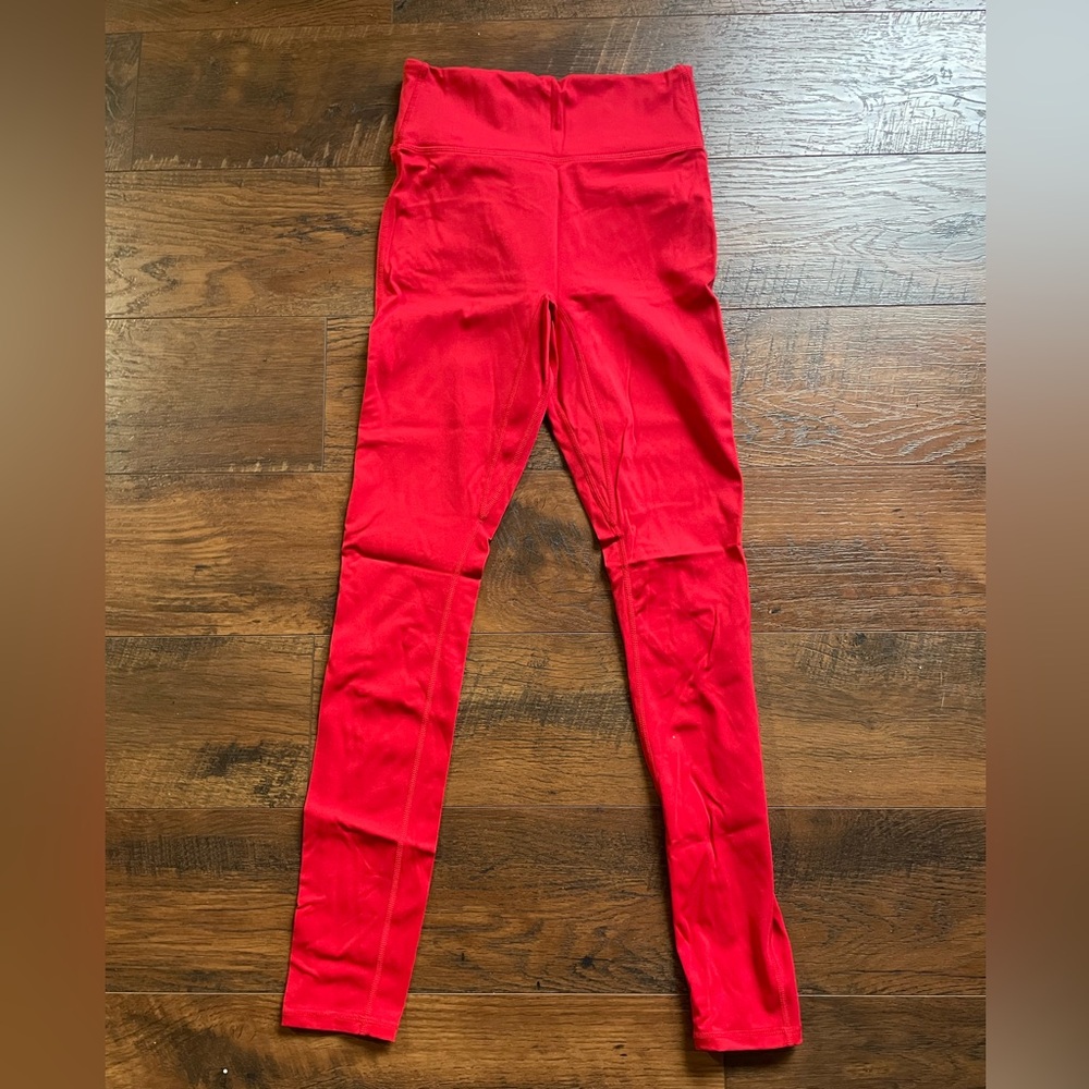 Fabletics Motion 365 red leggings